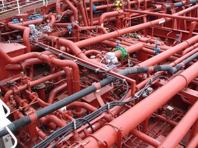 Many uses of process piping