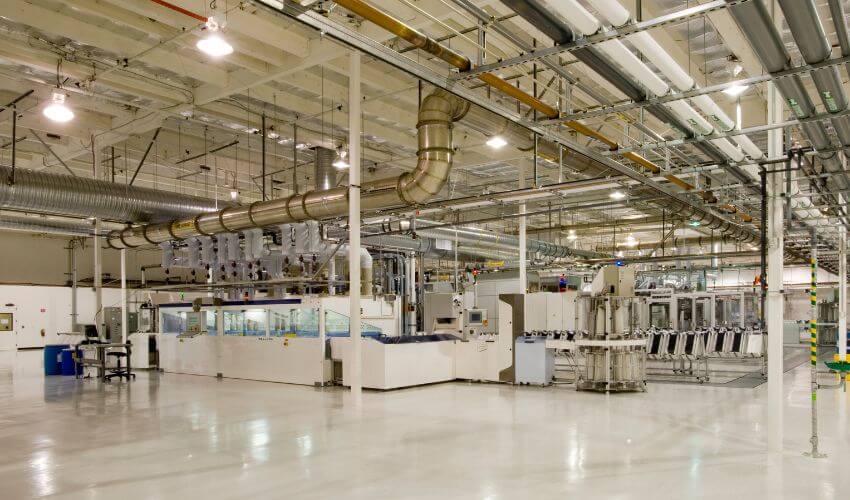 Manufacturing facilities - Industrial Concrete Flooring California