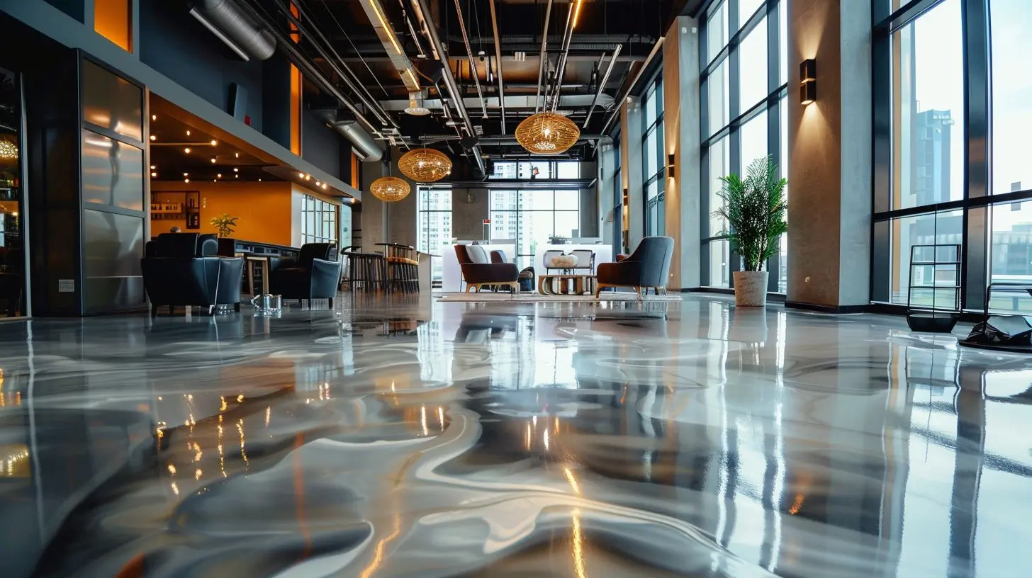 Aesthetically pleasing designs - Fresno Commercial Epoxy Flooring